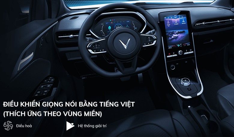 Vinfast VF e34 sở hữu nhiều trang bị tiện ích hiện đại