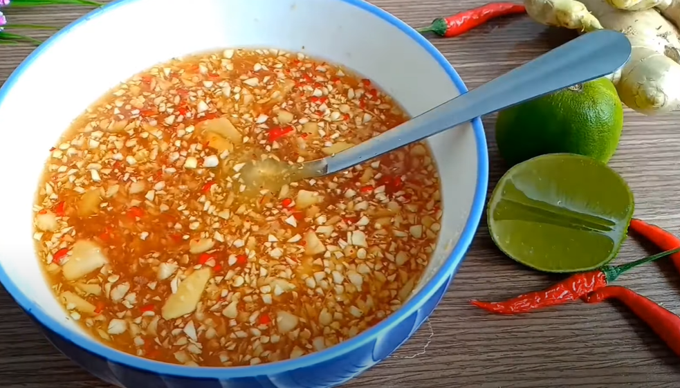 nước mắm gừng ngon