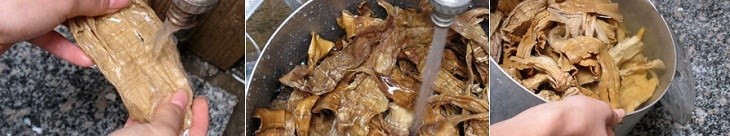 sơ chế măng khô