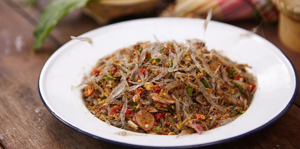 Gỏi tép nhảy