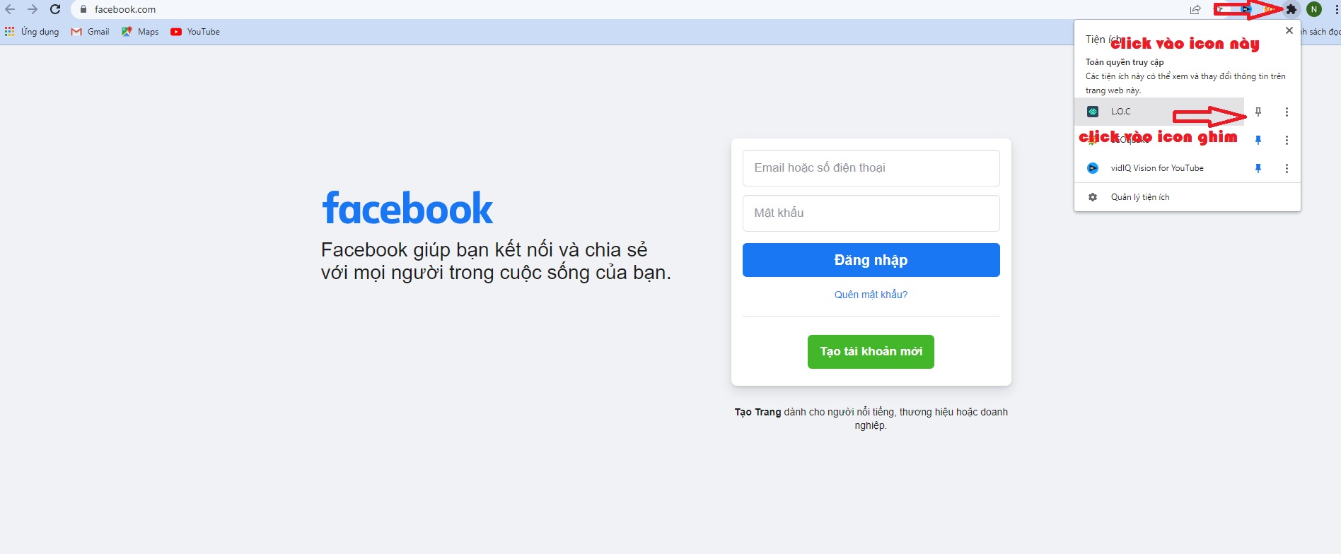 thêm vào chrome