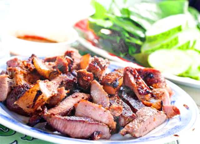 thịt trâu lá trơng