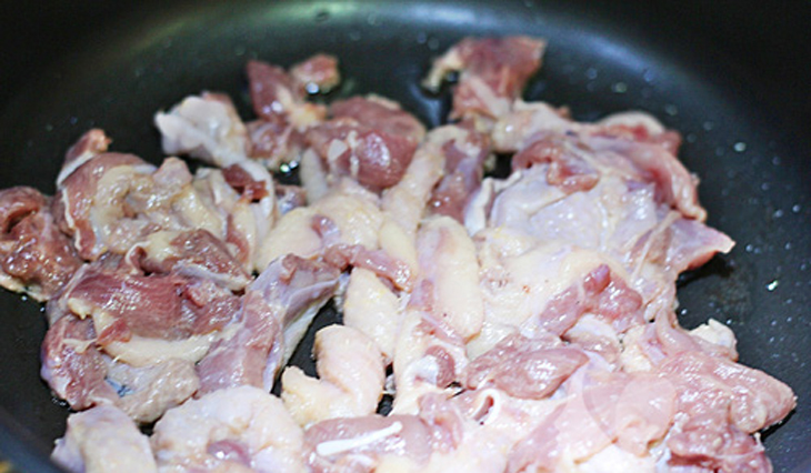 xào thịt vịt