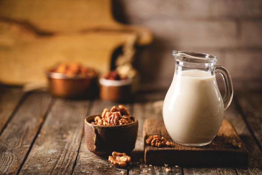 sữa óc chó có tác dụng gì